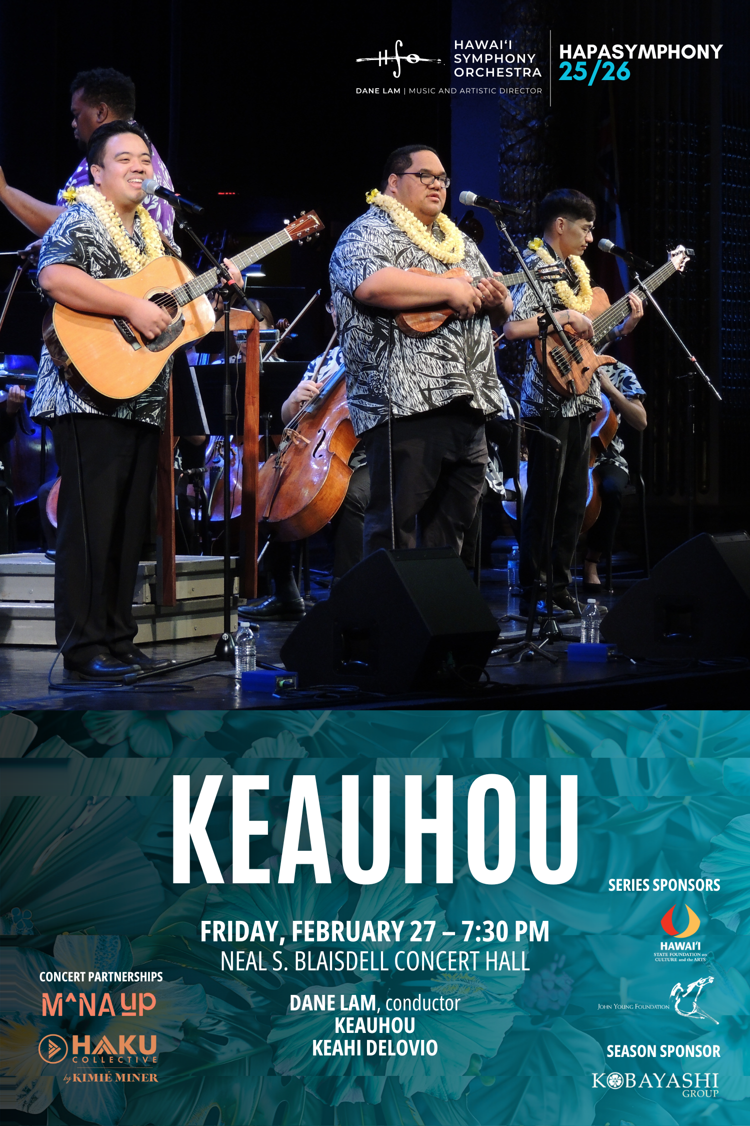 HAPASYMPHONY FEATURING KEAUHOU — Hawaiʻi Symphony Orchestra
